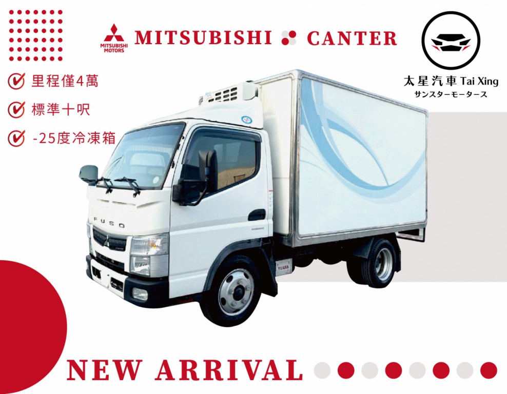 MITSUBISHI CANTER 99.8萬 2019 臺南市二手中古車